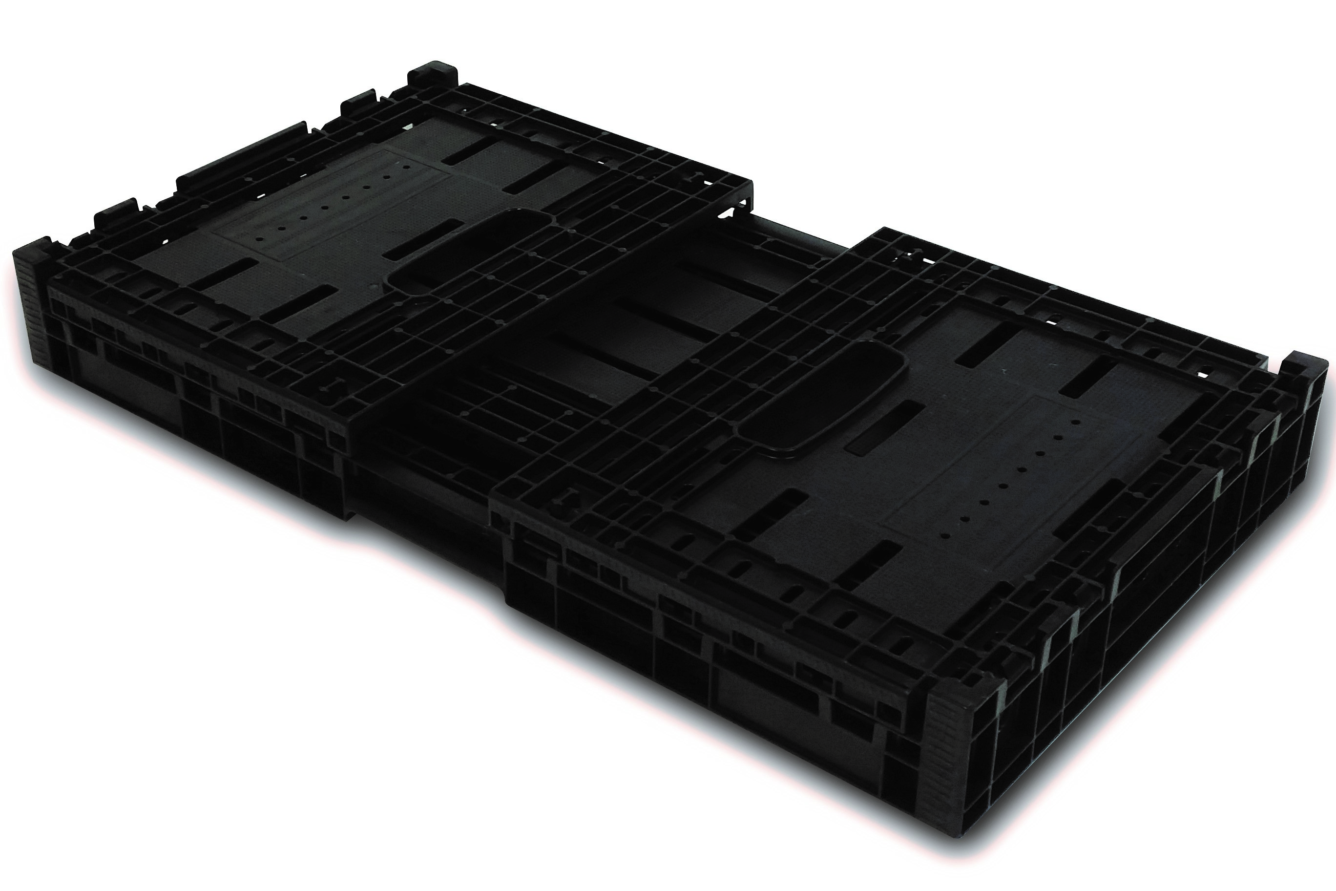 Bac pliable pour œufs - conteneur réutilisable avec ouverture unique pour la vente au détail_1