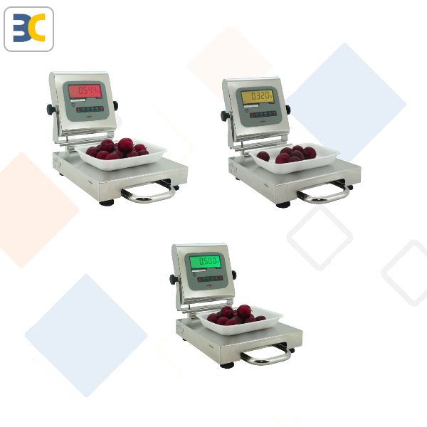 Balance de contrôle MC 30 SS MARQUES (Sémaphore) - IP67, inox, transportable avec indicateur multicolore_1