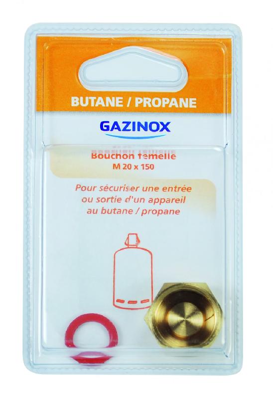 Bouchon gaz femelle GAZINOX pour gaz butane/propane - Compact et léger_1