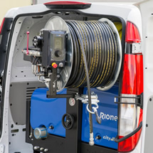 Cityjet - Hydrocureuse sur cadre avec moteur Kubota essence WG1605 42.5Kw et enrouleur pivotant 180°_1