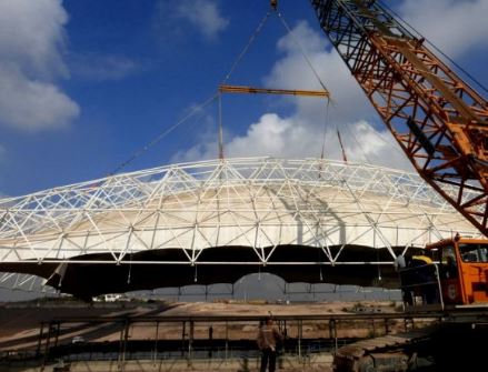 Dôme anti-odeur Textidôme - couverture de bassins jusqu'à 80m de diamètre sans appuis intérieurs_1