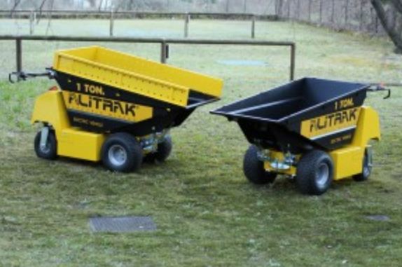 Dumper électrique DT-1000 pour travaux lourds dans le bâtiment et l'industrie