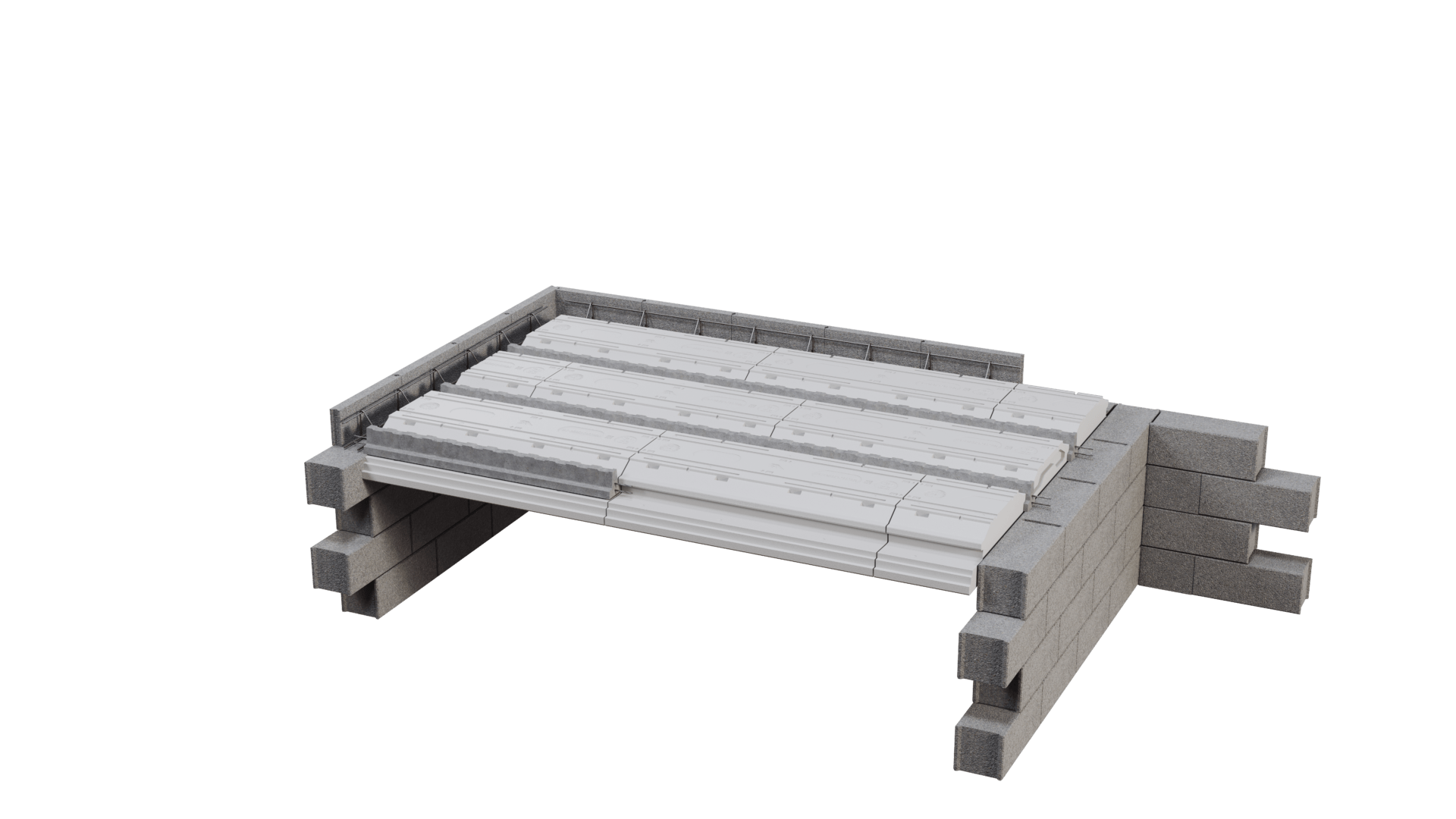 Entrevous en polystyrène recyclé Rectosten rEPS - Bas carbone pour maisons individuelles, logements collectifs et ERP_1