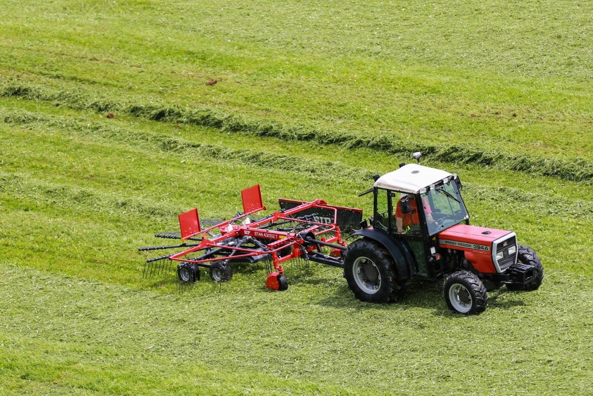 Star 430|12 t - Andaineur agricole 1-rotor SIP - Largeur 4,30 m - 12 bras porte-dents_1