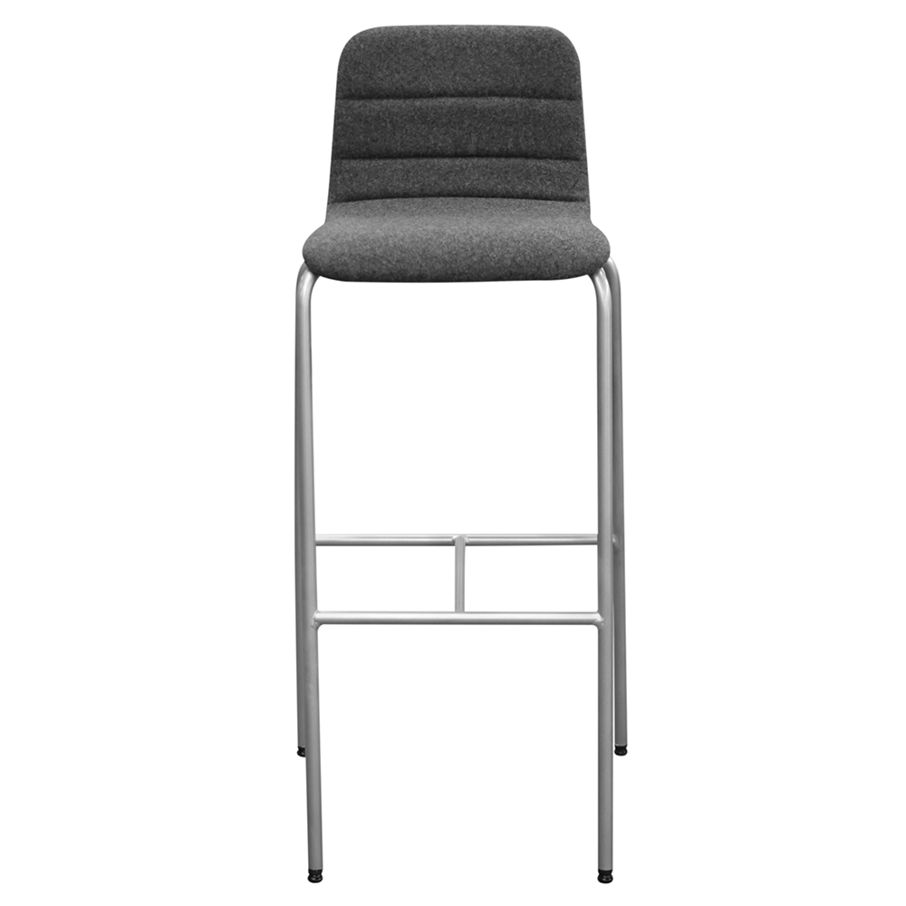 Tabourets de restaurant couture - Dimensions : H110 x L40 x P45 cm - Hauteur d'assise 80 cm_1