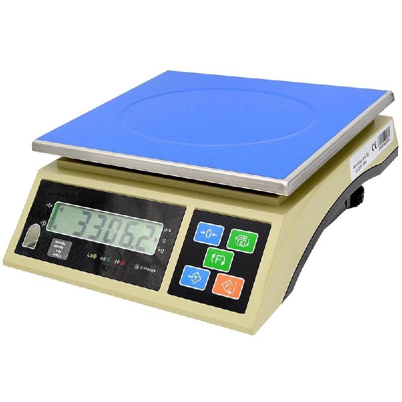 Balance industrielle de précision - capacité 6 kg - graduation 0,5 g - plateau inox 280 x 230 mm_1