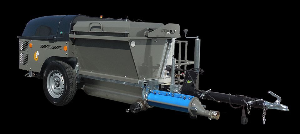 Pompe à chape liquide ultra performante avec trémie de 280 litres