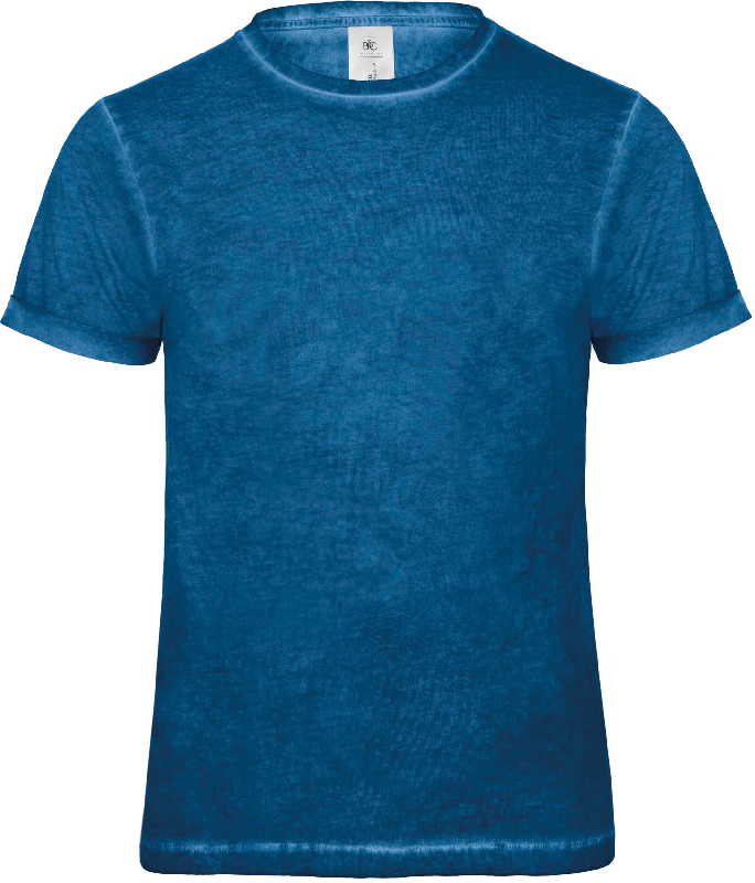 T-shirt homme DNM Plug in - Réf: CGTMD70 - 100% coton pré-rétréci Ring-Spun - Teinté à froid, effet pigmentation tendance_1