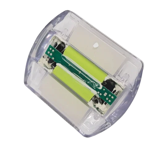 Plot lumineux solaire double face en résine polycarbonate_1