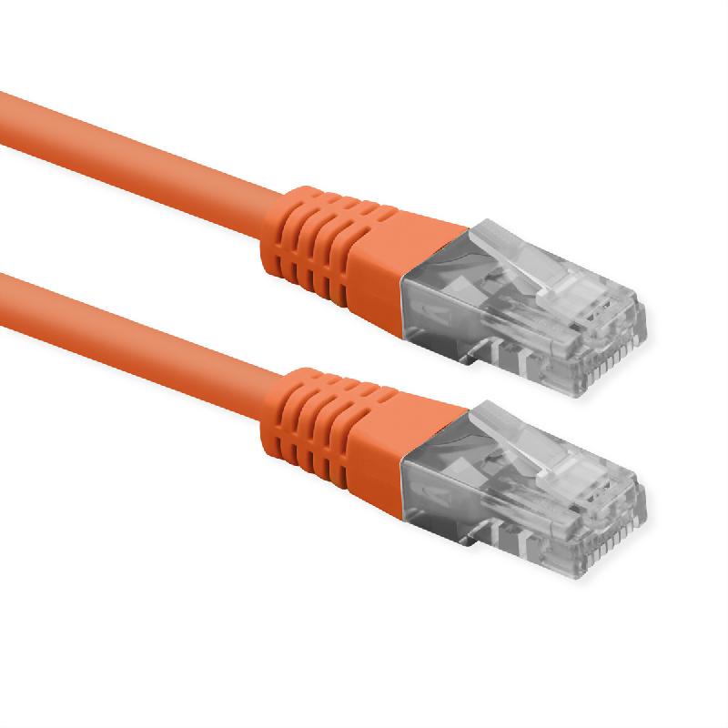 ROLINE Cordon Cat.6 (Classe E), UTP, PoE, orange, 3 m_1