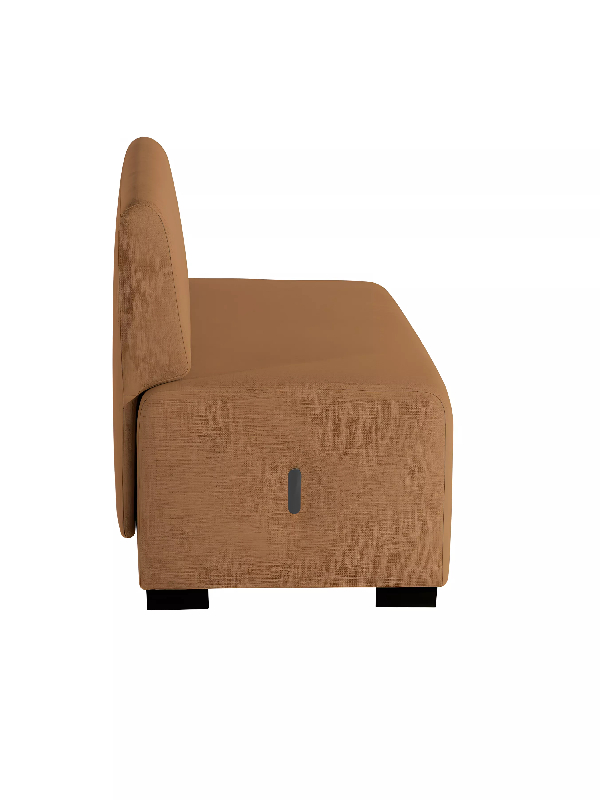 Canapé 2 places terre de sienne_1