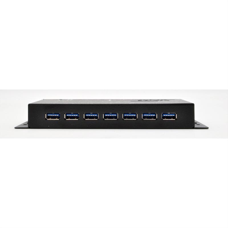 EXSYS EX-1188HMS-3 HUB USB 3.2 Gen1 à 7 ports, protection de surtension 15KV ESD et boîtier métallique_1