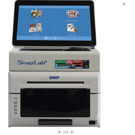 Borne photo autonome et personnalisable - Digital et interactif - DNP SNAPLAB DP-SL620 II en location_1