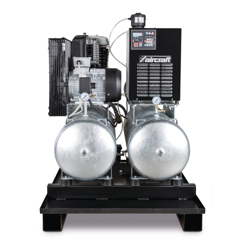 Compresseur Aircraft Airprofi DUO 703/2x100/10 KK - Universel avec 2 réservoirs de 100 L - Réf. 2023074_1