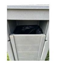 Poubelle publique 50L - 100% recyclé - Résistante et imputrescible_1