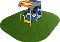 Maisonnette gamme Diablo MADOI01 - structures de jeux à thèmes - CREA Équipements - pour enfants de 6 mois à 4 ans, capacité jusqu'à 10 enfants_1