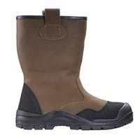 PYROPE botte de securite hiver fourrees cuir marron s3 src ci_1