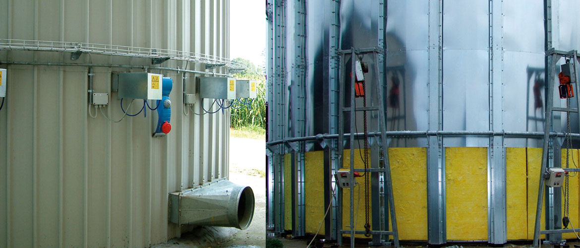 Séchoir Refroidisseur Lent ZANIN - Pour tous types de séchoir à céréales - Capacité de 121 à 967 m3_1