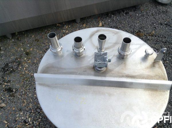 Bac de lancement 340 L - demi-couvercle - N° ARTICLE : BNC016 - avec sonde de niveau et piquages_1