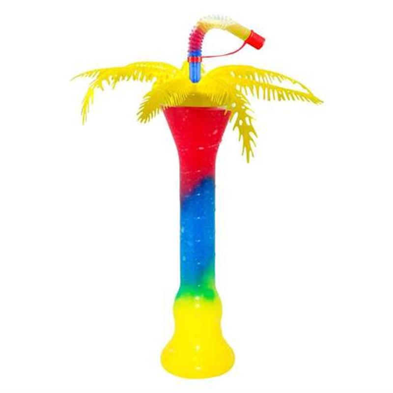 Carton de 156 Yard Cups motif palmier réutilisables 330 ml  | Slushyboy_1
