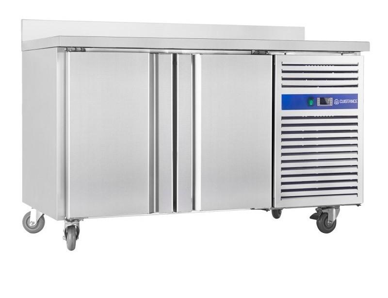 Desserte réfrigérée avec dosseret positive 2 portes P.600mm CUISTANCE_1