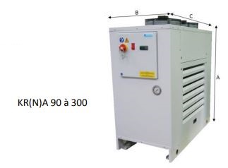 Groupe froid avec bac tampon isolé et pompe de circulation intégrée