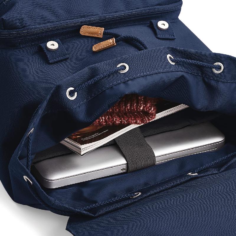 Sac à dos Vintage ordinateur portable - Réf: BG613 - Polyester 600D, compatible 17