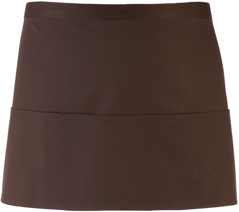 Tablier court Colours 3 poches - PR155 - Plusieurs couleurs disponibles - Polyester/coton sergé - Lavage industriel_1
