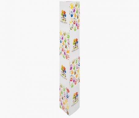 Totem triangulaire 33,3 x 190 cm - Window 2 Print - Impression UV semi-mate - Panneau solide_1