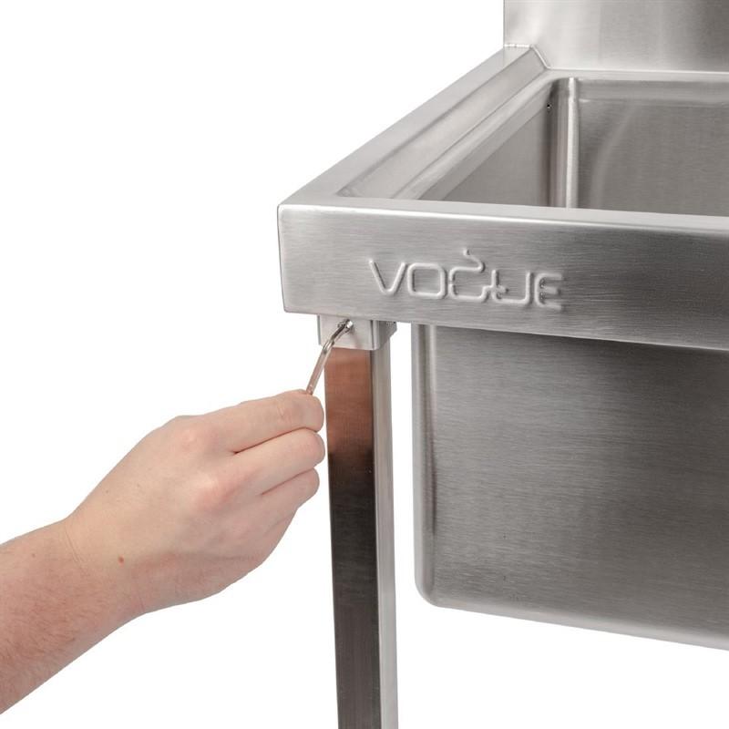 Bac vide seaux en acier inoxydable | Vogue - GL281_1