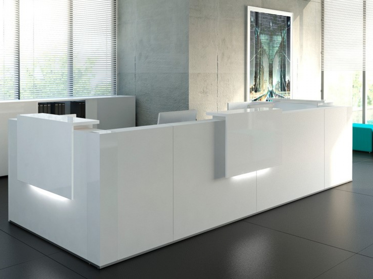 Banque d'accueil design et modulaire PMR - TERA avec options LED et configurations personnalisables_1