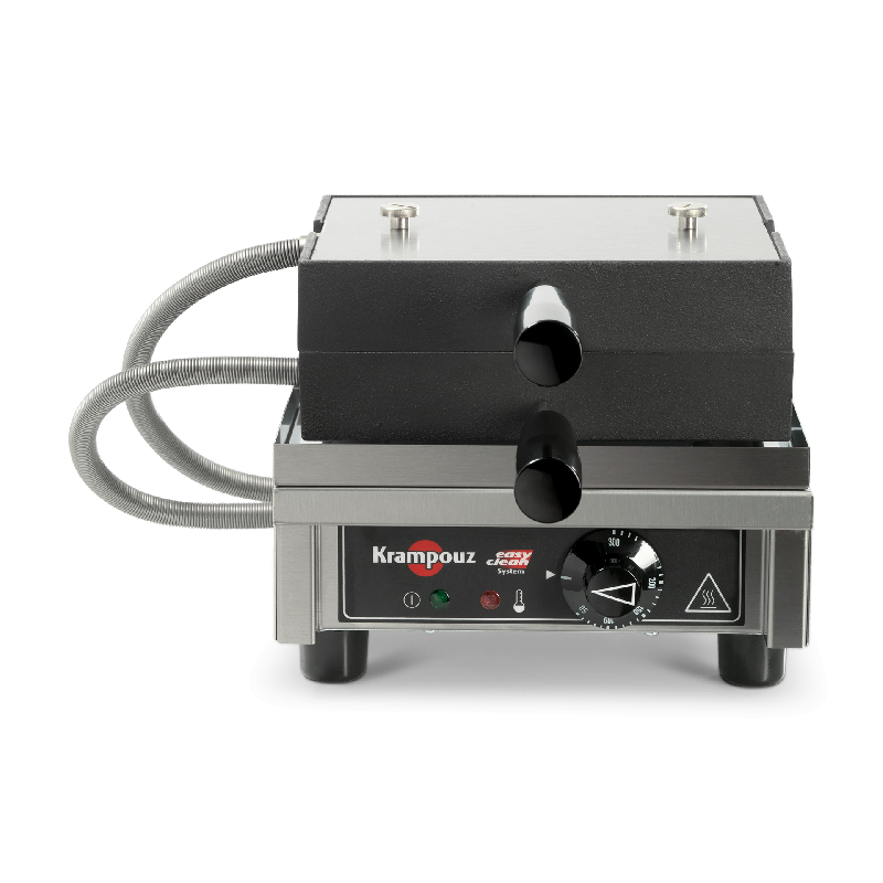 Gaufrier professionnel 4x6 Bruxelles 180° simple A/A Krampouz_1