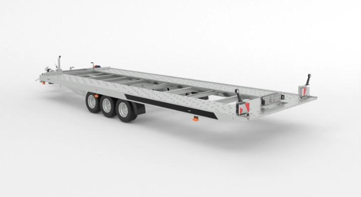 Remorque porte voiture-plateau - 5,80 X 2,06 M - 3500 KG - MARTZ GTKIPPBAR 580/3_1