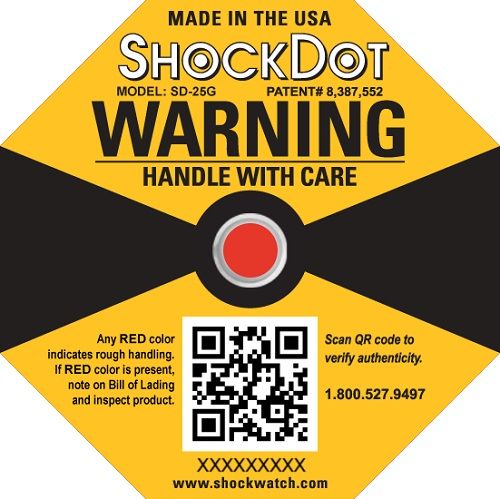 Étiquette indicateur de choc shockdot_1