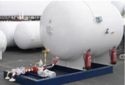 Lp1000av - citerne à gaz statique verticale aérienne - Lapesa - 1500 mm - stockage GPL jusqu'à 20 bar_1