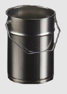 Seau métallique en fer blanc - capacités de 2.5 L à 25 L - homologué RID-ADR_1