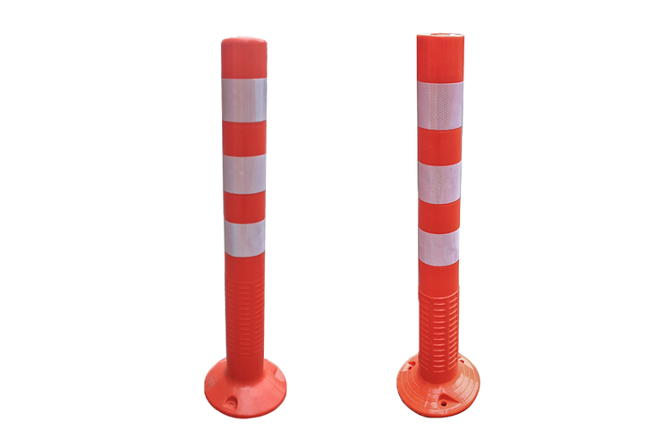 Borne d'avertissement en plastique flexible de trafic de la route 750mm pe - 750 mm_1