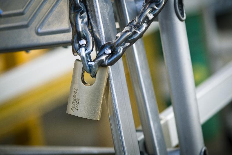 Cadenas à clé 520P - Anse protégée 50 mm - Corps laiton monobloc - Marque Thirard_1