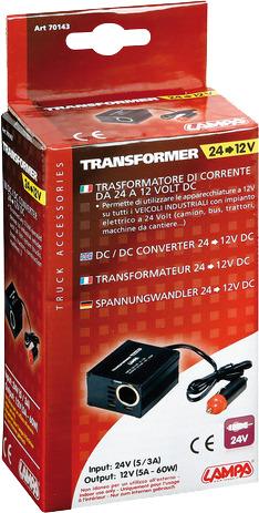LAMPA - Convertisseur de tension 24V/12V - Pour glacières, ventilateurs et appareils 12V - 931537_1