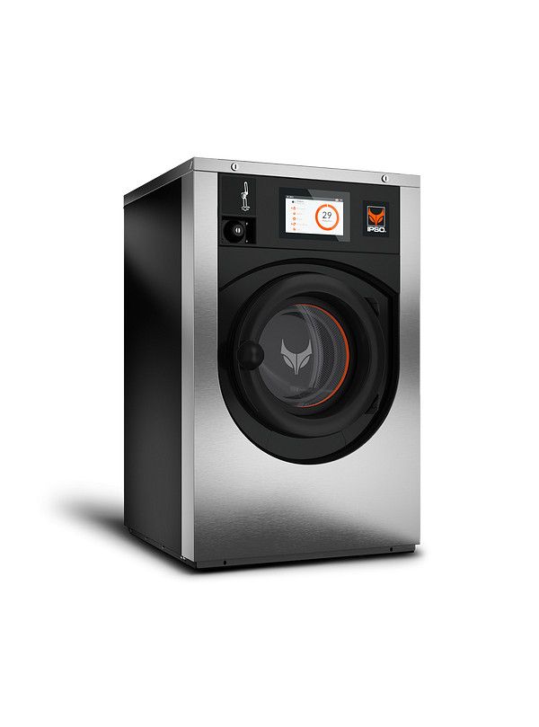 Lave-linge industriel à cuve suspendue - écran tactile 7'' - capacité 18 à 28 kg - acier inoxydable_1