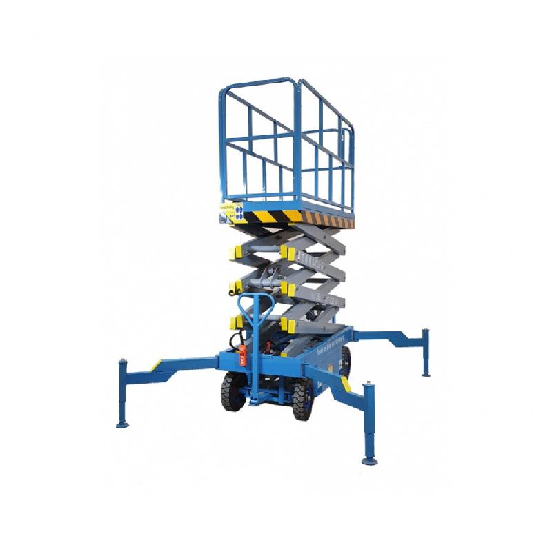 Nacelle ciseaux mobile TOR SJY-0,5-6 DC - 500kg - Hauteur 6m - Batterie_1