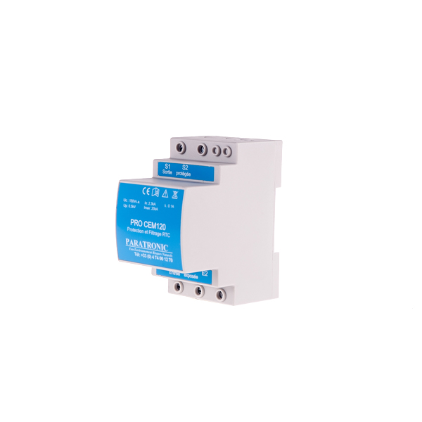 Protections foudre et CEM - Pro CEM120 - téléphonie RTC filtrée - Imax. 20 kA_1