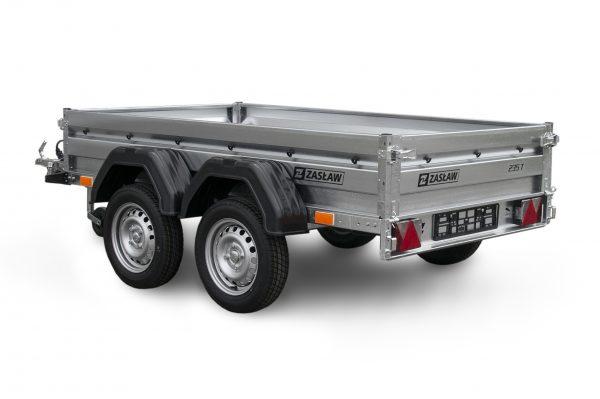 Remorque bagagère non freinée - 2,35 X 1,32 M - ZASLAW 235T_1