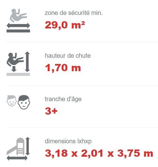 Structure jeux multi tours en acier inoxydable et PEHD pour aire de jeux - Conforme EN1176 - Référence BT11337_1