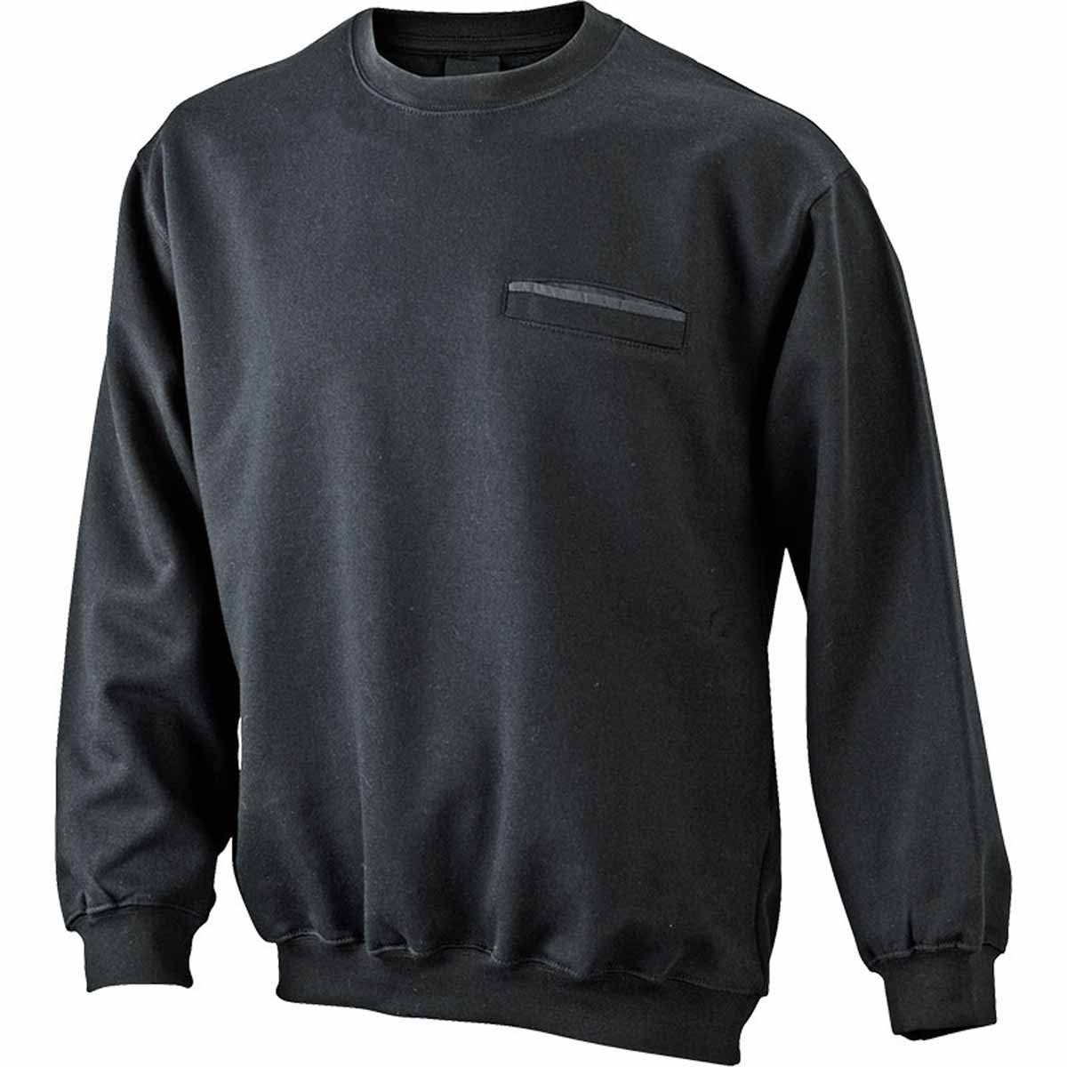 Sweat-shirt de travail pour homme - poche poitrine - disponible du S au 3XL - intérieur molletonné - modèle JN924_1