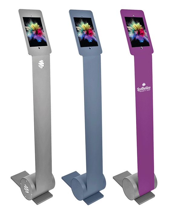 Tab série 2 - borne de jeu - bfast system - acier brossé - dimensions (L) 19,3 cm x (H) 119,3 cm x (P) 11,5 cm_1