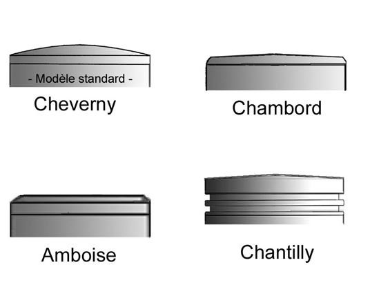 Têtes en inox ou acier pour bornes amovibles, fixes ou anti-béliers - Différents modèles disponibles_1