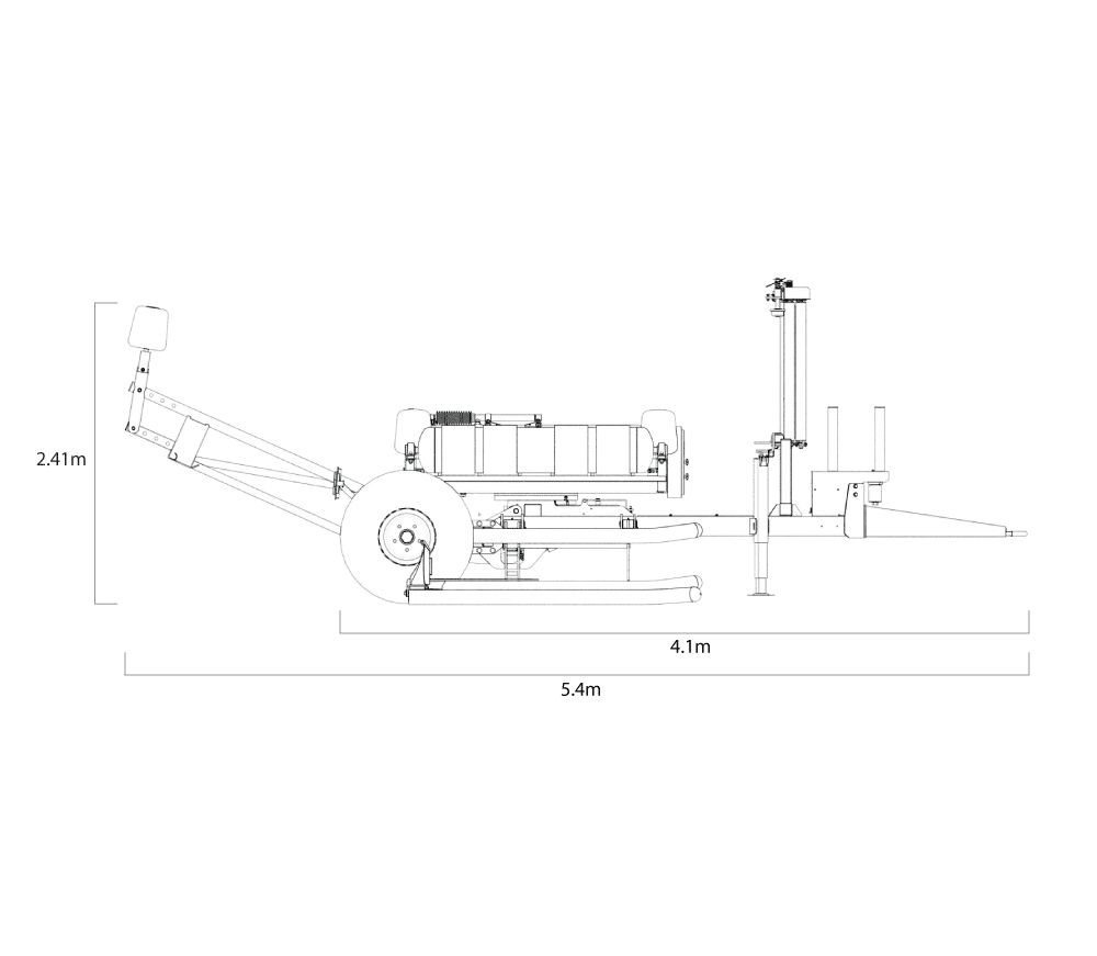 A100 - Enrubanneuse agricole Tanco - Modèles A100EH à A100J - robuste, compacte et efficace_1
