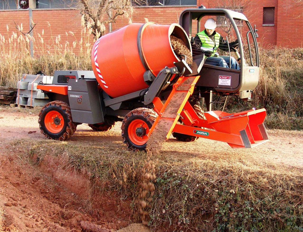 Auto-bétonnières de chantier ausa x 1100 rh_1