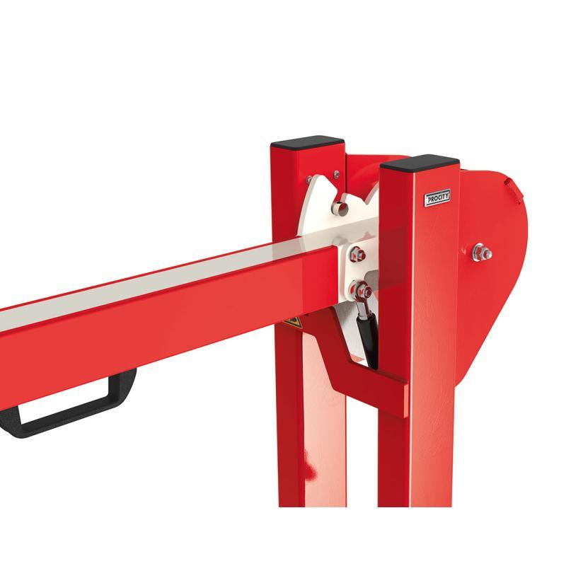 Barrière levante universelle à vérin - Ref : 202171 - Aluminium modulable de 3000 à 4000 mm_1